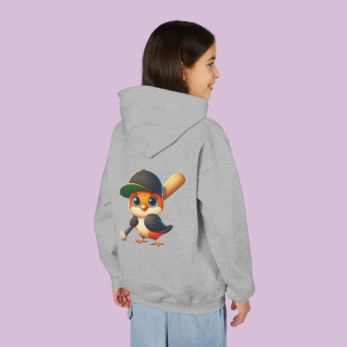 Baltimore Baseball Little Oriole Youth Hoodie