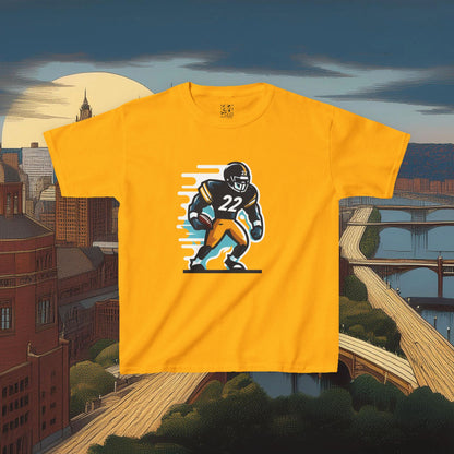 Pittsburgh Football Player Kids Tee