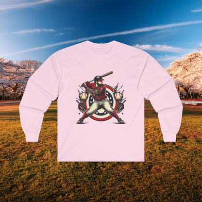 Washington Nations At Bat Long Sleeve Tee