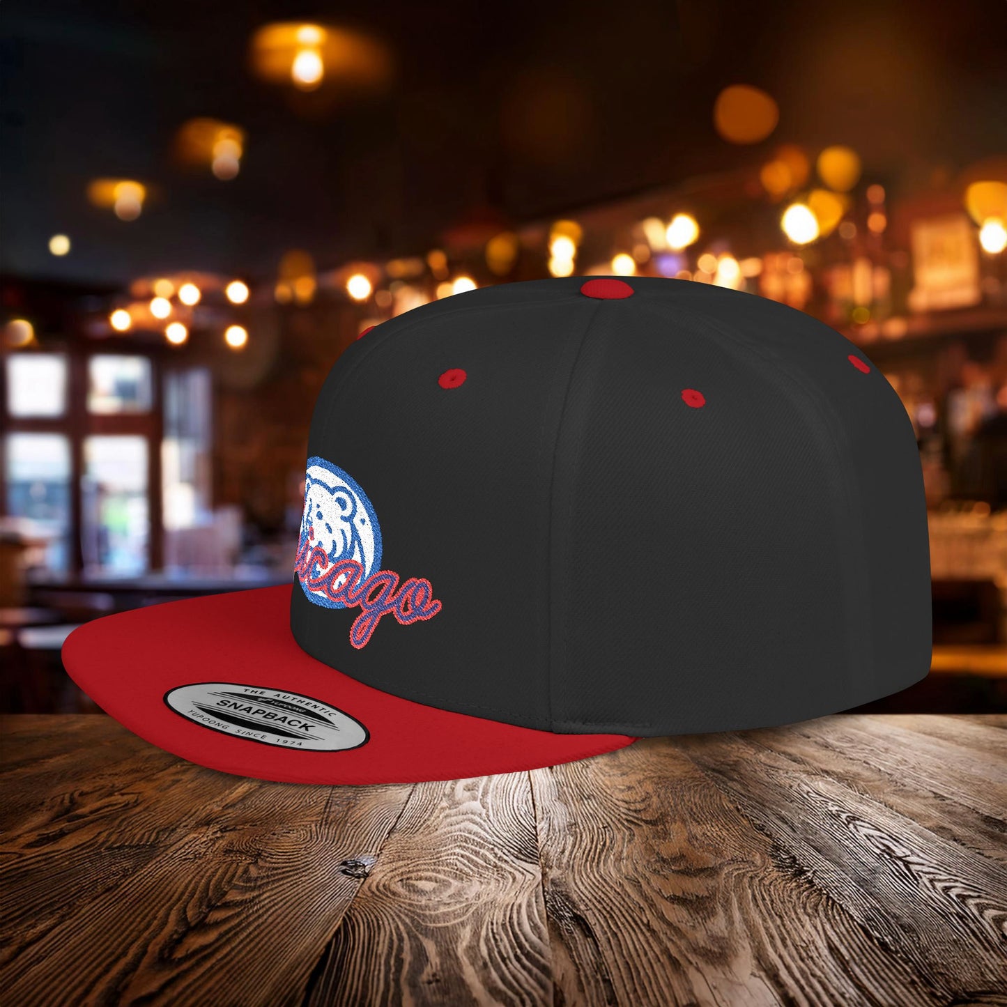 Chicago Bear Cub Baseball Flat Bill Snapback