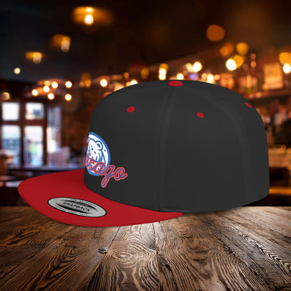 Chicago Bear Cub Baseball Flat Bill Snapback