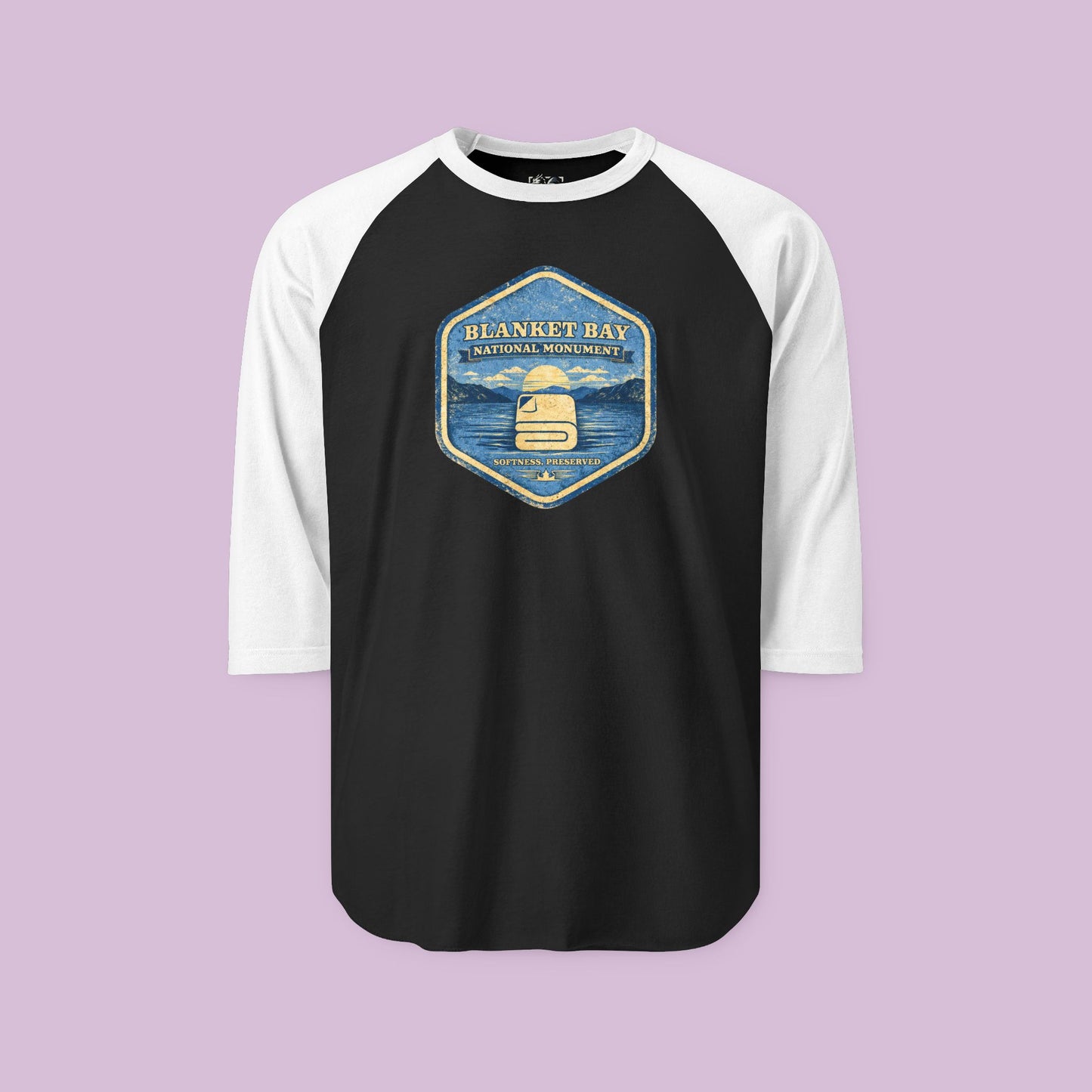Blanket Bay National Monument Raglan Tee