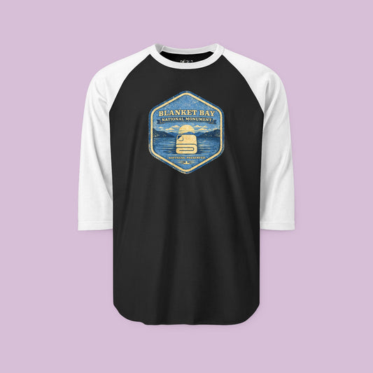Blanket Bay National Monument Raglan Tee