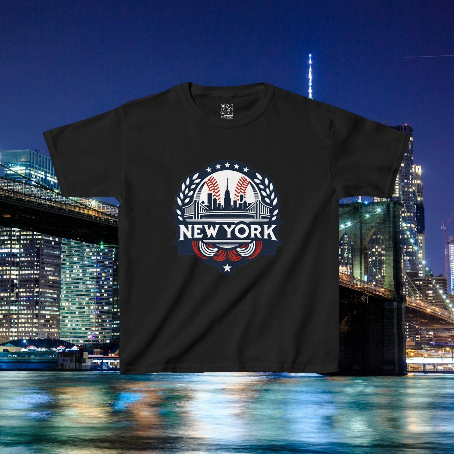 New York Bronx Baseball Kids Tee