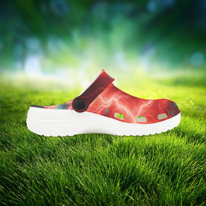 Red Storm Kid's Foam Clogs