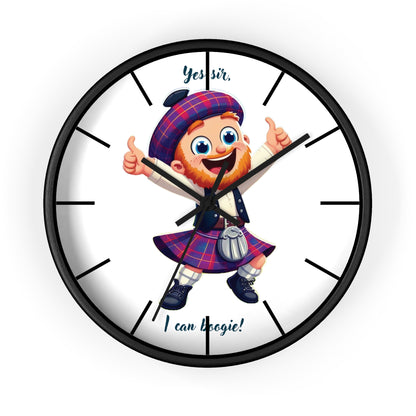 Scotland Can Boogie Wall Clock