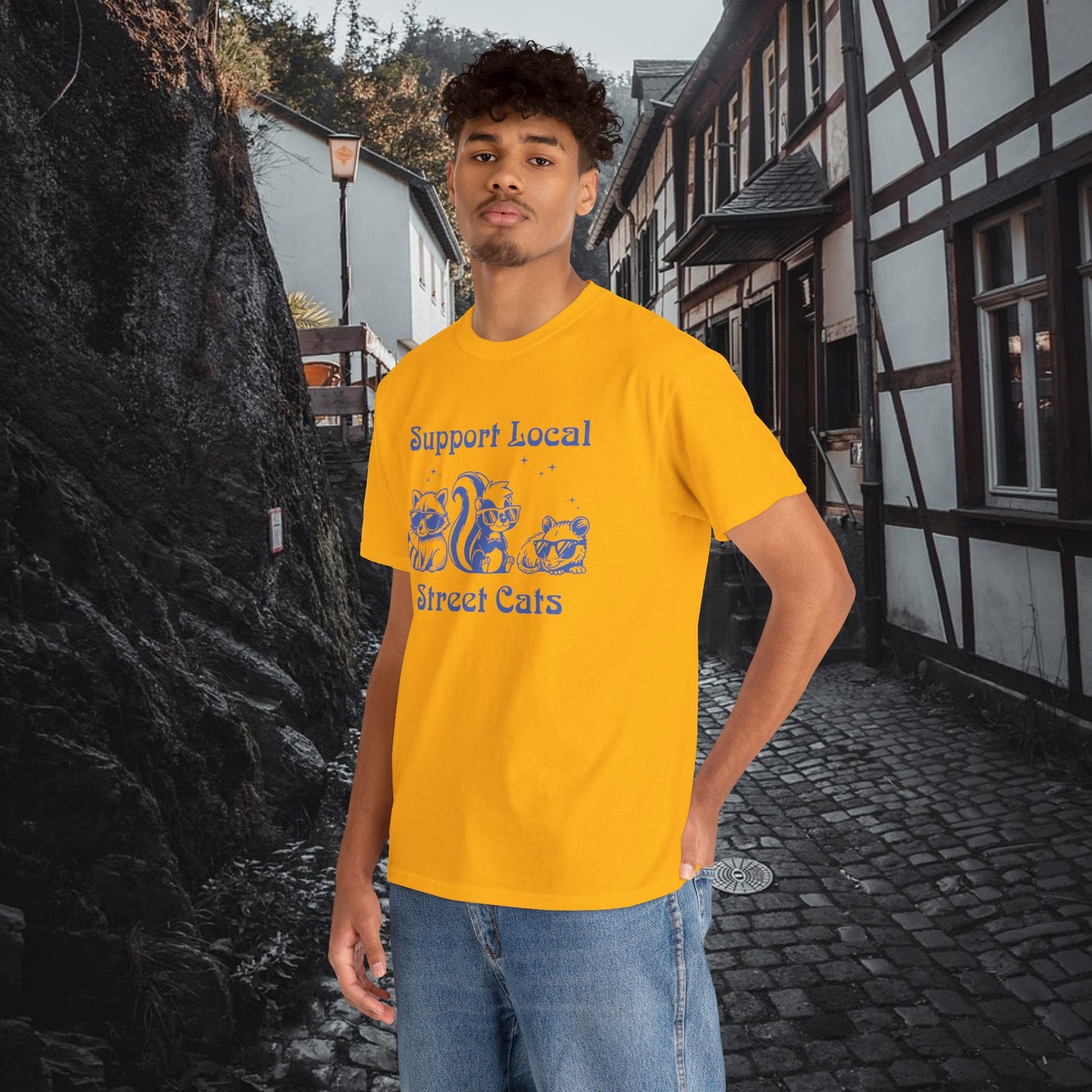 Support Local Street Cats Tee