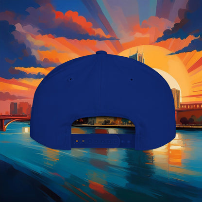 NY Baseball Big Apple Flat Bill Snapback