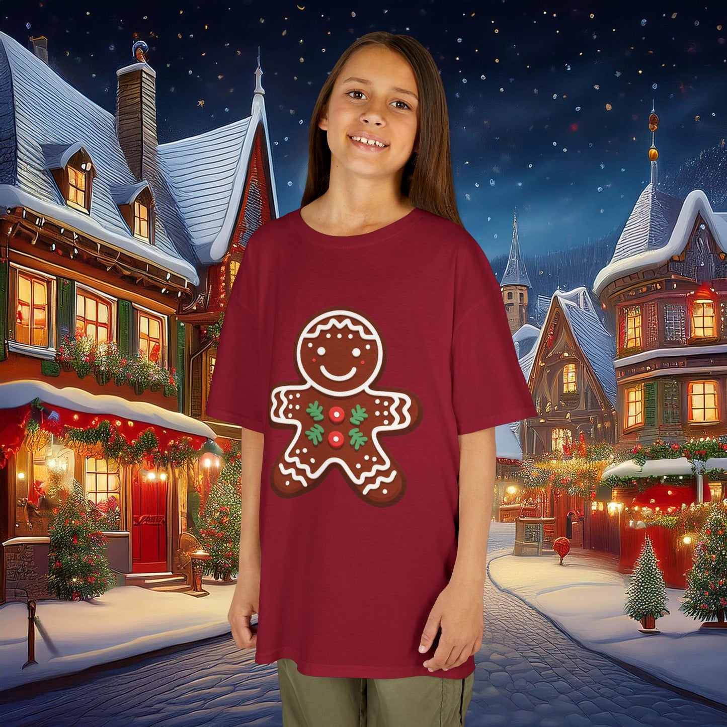 Gingerbread Man Kids Tee
