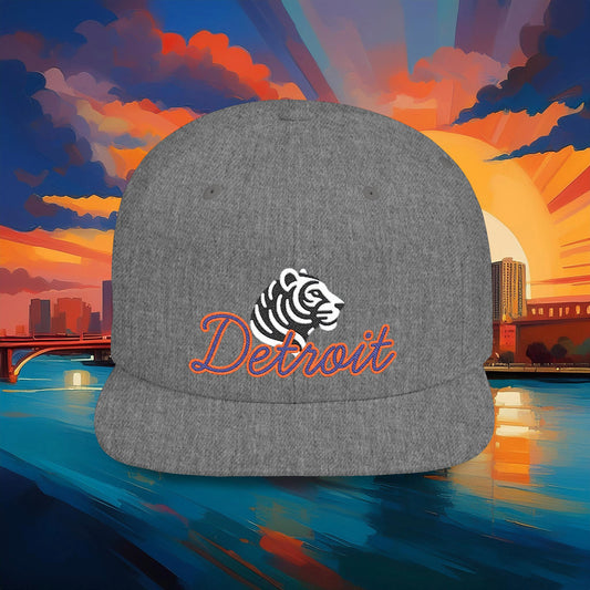 Detroit Baseball Flat Bill Snapback