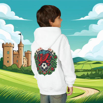 Wrexham Crest Dragon Youth Hoodie