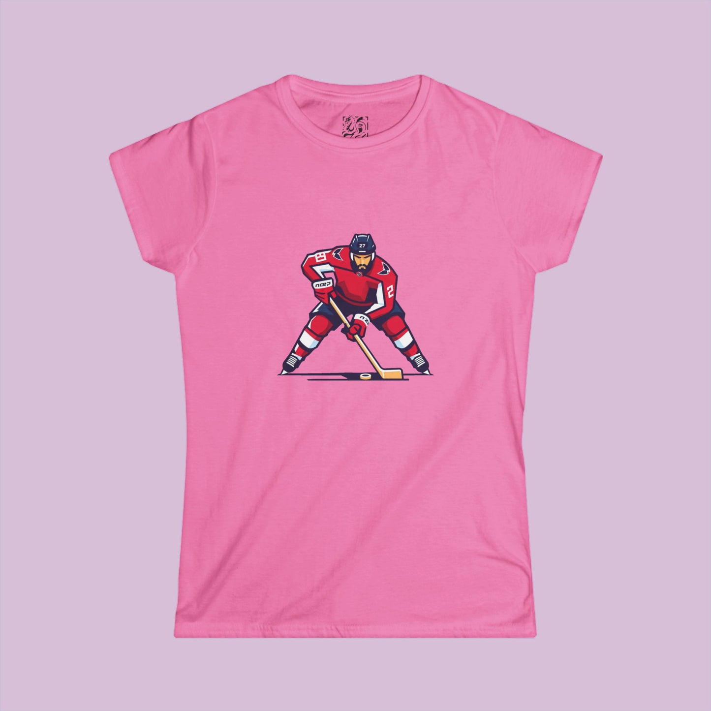 Washington Hockey Player Women's Softstyle Tee