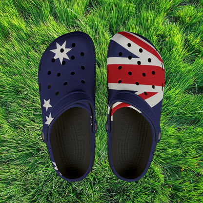 Australian Flag Foam Clogs