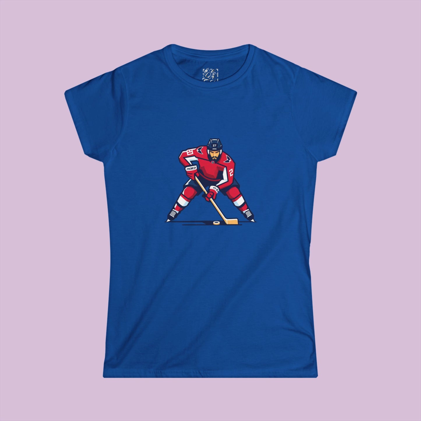 Washington Hockey Player Women's Softstyle Tee