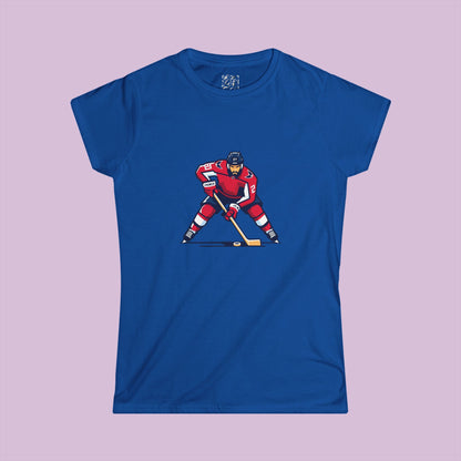 Washington Hockey Player Women's Softstyle Tee