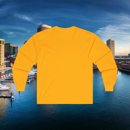Baltimore Little Football Player Long Sleeve Tee