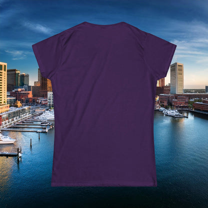 Baltimore Little Football Player Women's Softstyle Tee