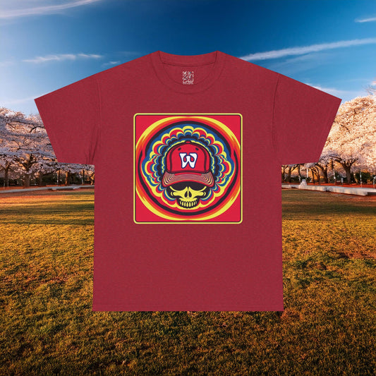 Psychedelic Funky W Skull Tee