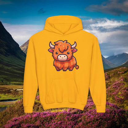 Highland Coo Youth Hoodie