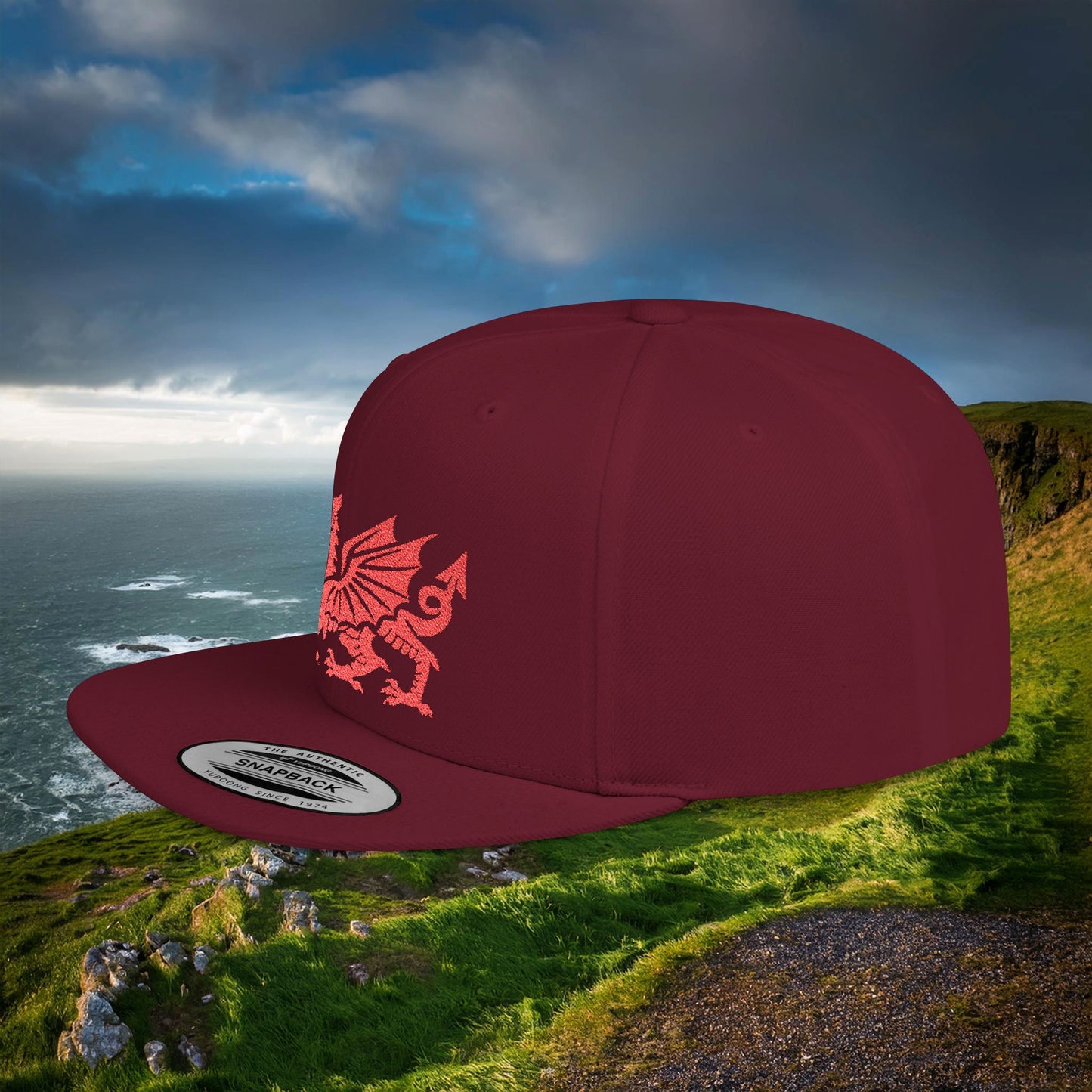 The Welsh Dragon Flat Bill Snapback