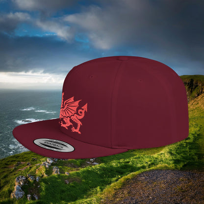 The Welsh Dragon Flat Bill Snapback
