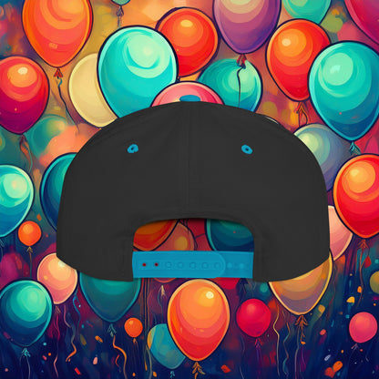 Rainbow Love Flat Bill Snapback