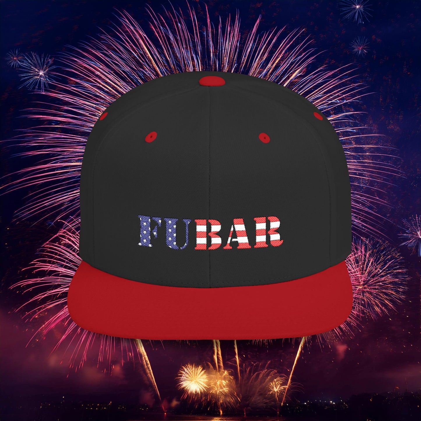 USA FUBAR Flat Bill Snapback