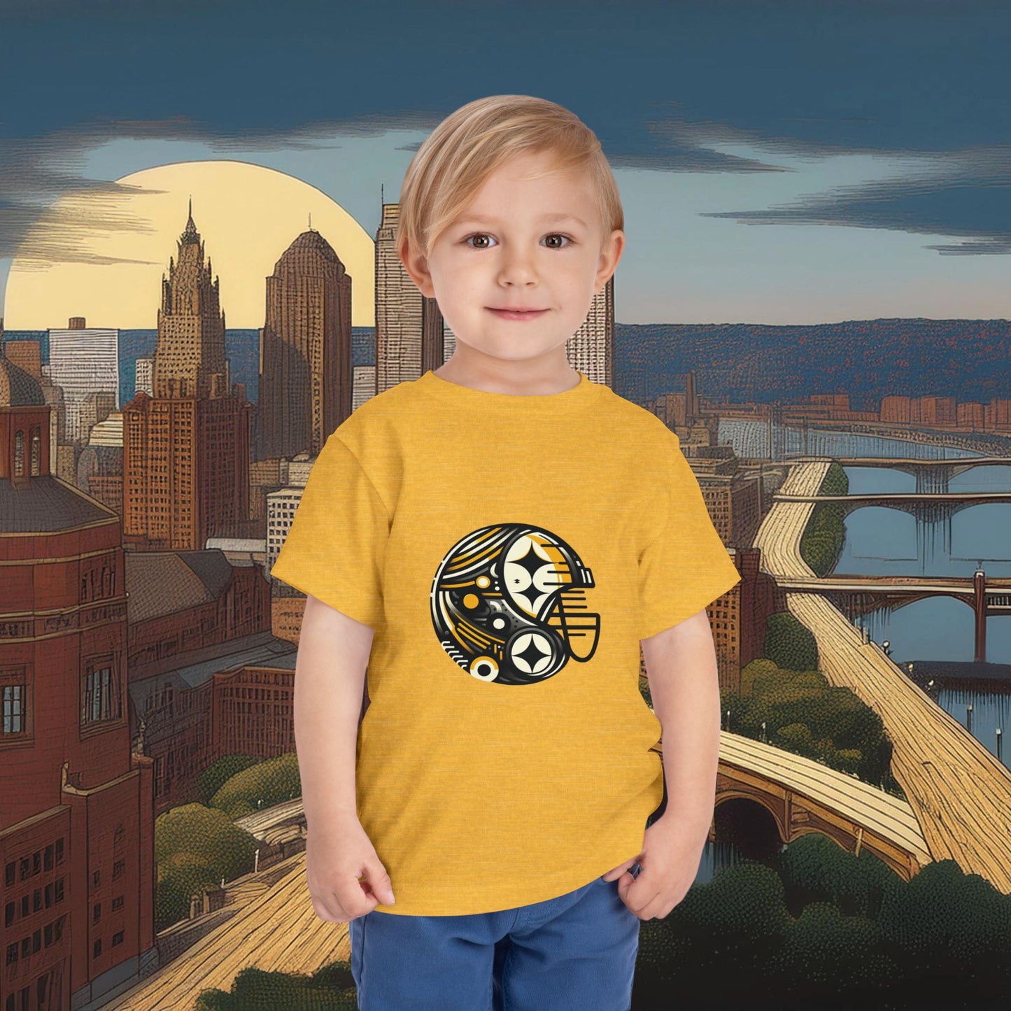 Pittsburgh Football Crest Toddler Tee