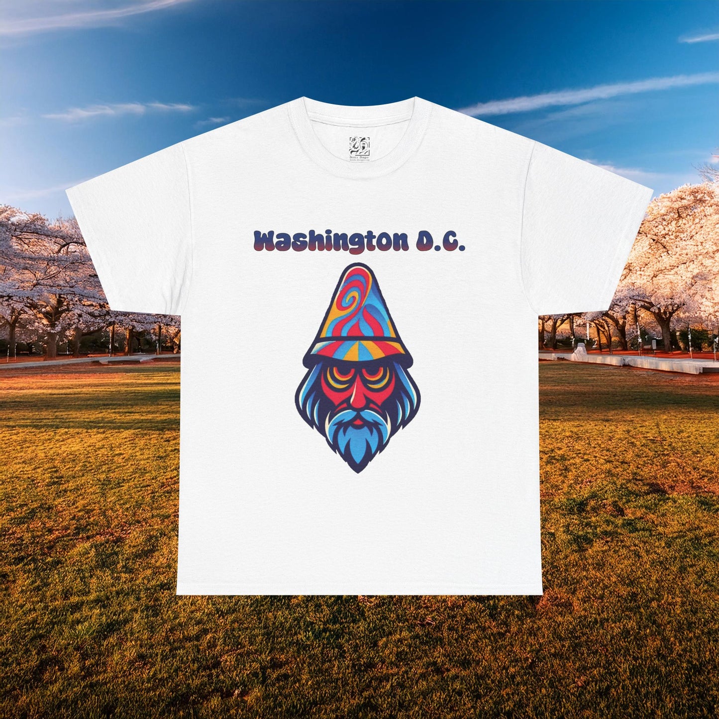 Washington D.C. Psychedelic Wizard Tee