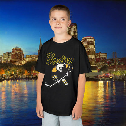 Boston Hockey Bear Kids Tee
