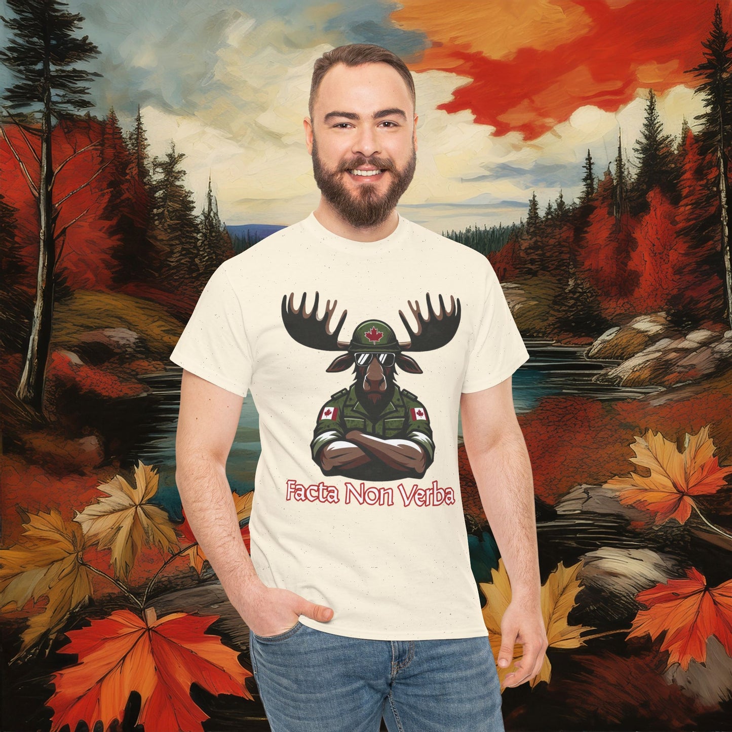 Canadian Moose "Facta Non Verba" Tee