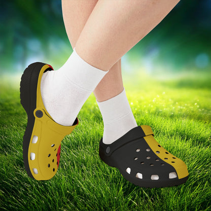 The Belgian Flag Foam Clogs
