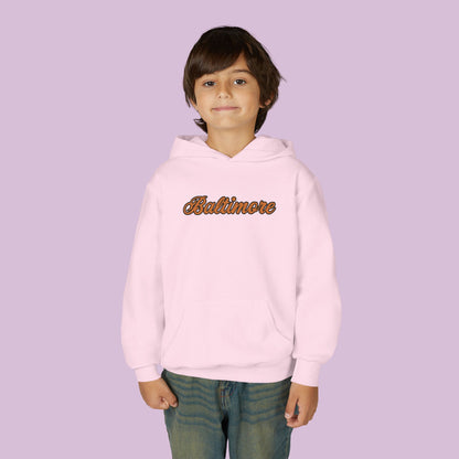 Baltimore Baseball Little Oriole Youth Hoodie