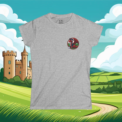 Revolutionary Red Dragons Front & Back Logo Women's Softstyle Tee