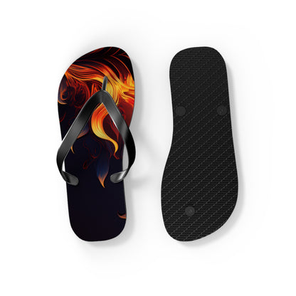 Flames Flip Flops