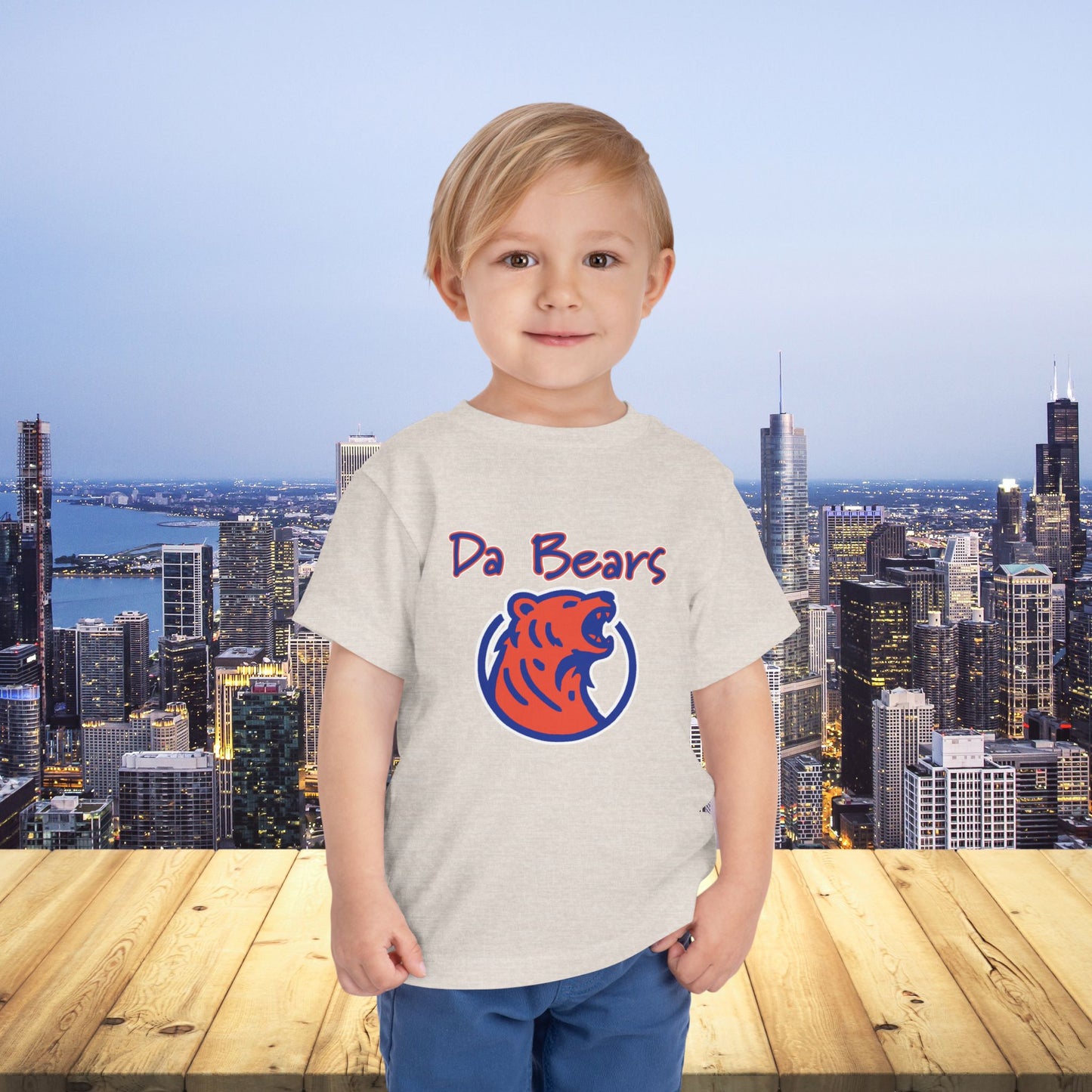 Da Bears Logo Toddler Tee