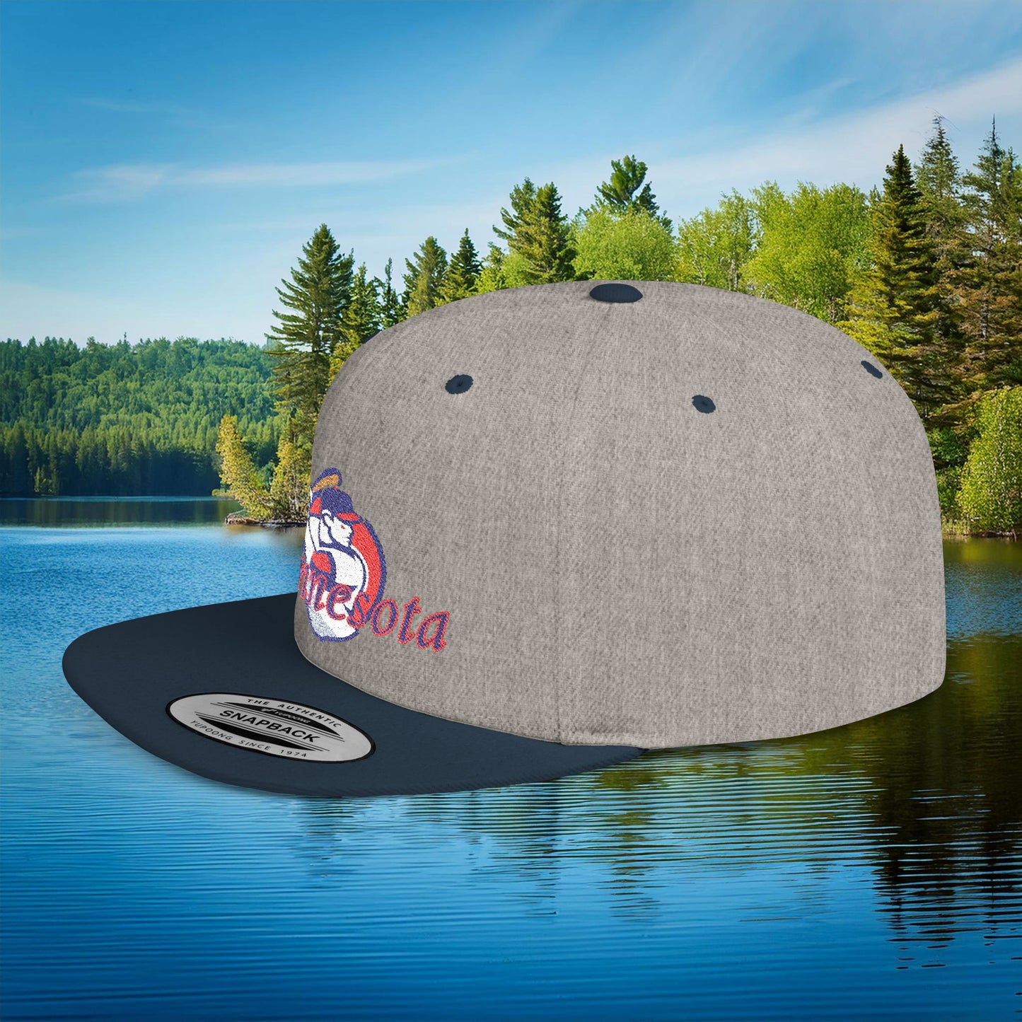 Minnesota Baseball Flat Bill Snapback