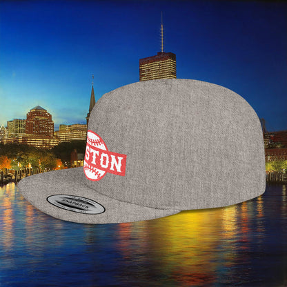 Boston Baseball Flat Bill Snapback