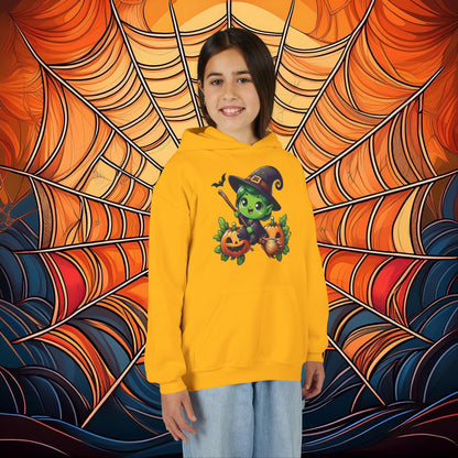 Cute Witch Youth Hoodie