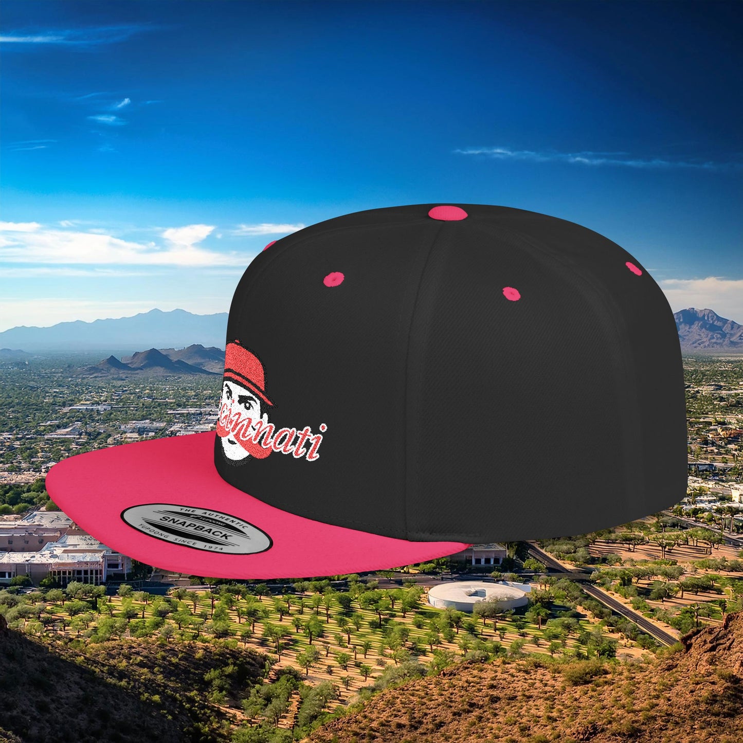 Cincinnati Baseball Flat Bill Snapback