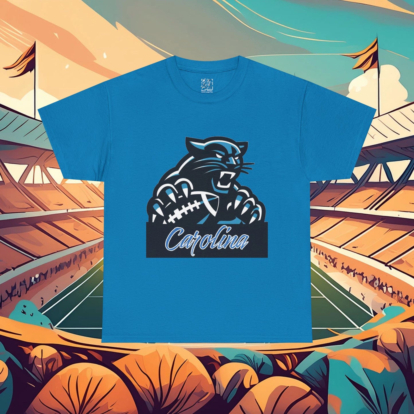 Carolina Football Crest Tee
