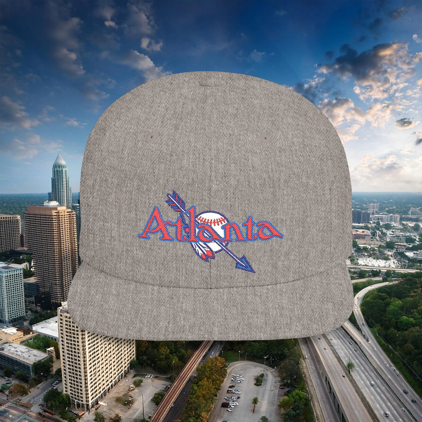 Atlanta Arrow Baseball Flat Bill Snapback