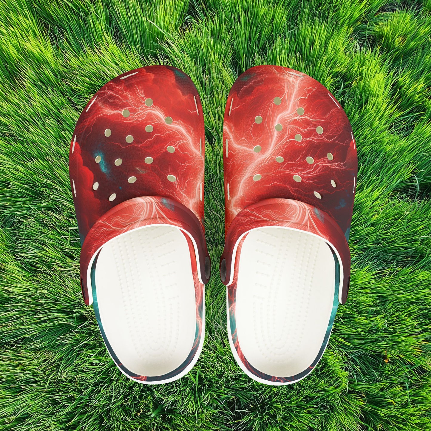 Red Storm Kid's Foam Clogs
