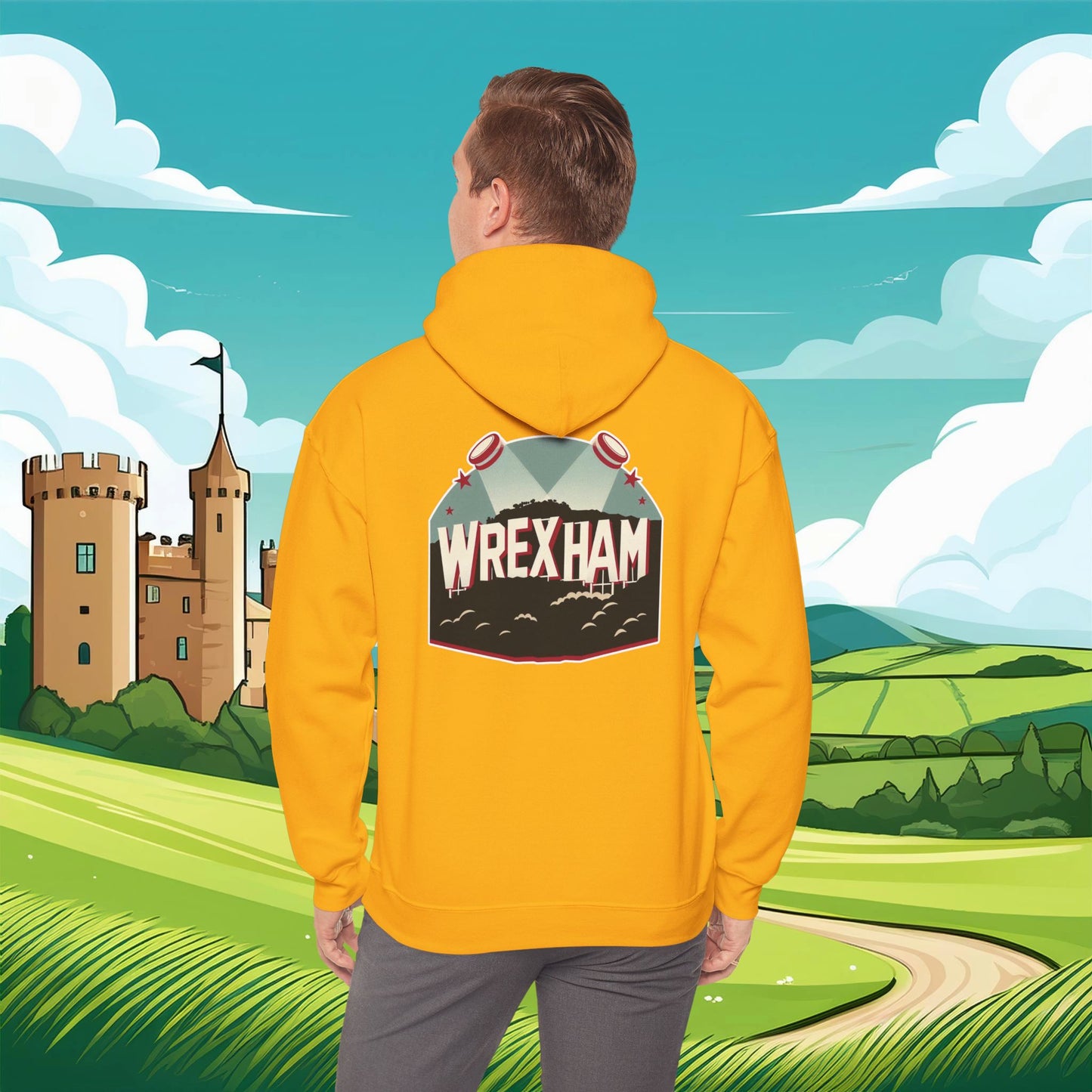 Wrexham Hollywood Sign Hoodie