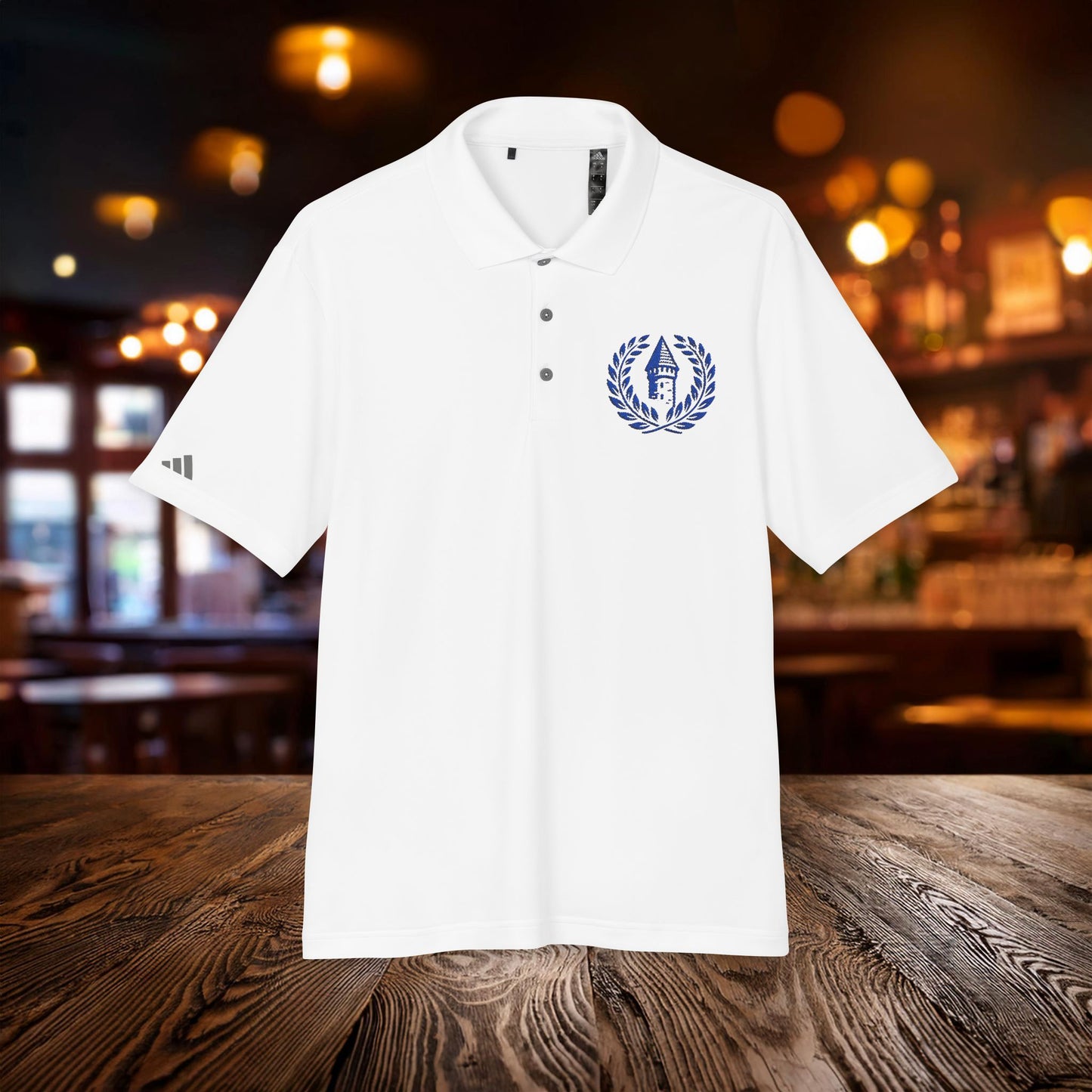 Everton Logo adidas Performance Polo (blue)