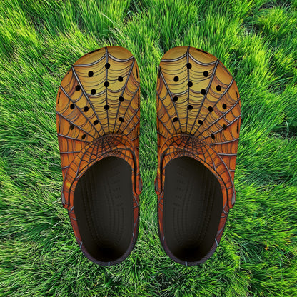 Spider Web Foam Clogs