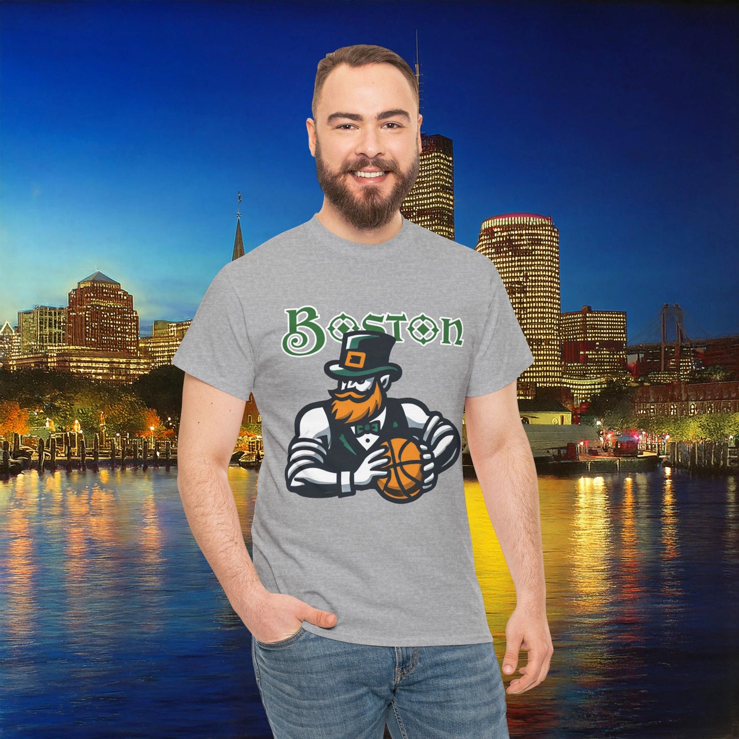 Boston Basketball Design Tee