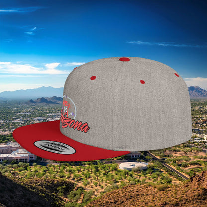 Arizona Baseball Logo Flat Bill Snapback