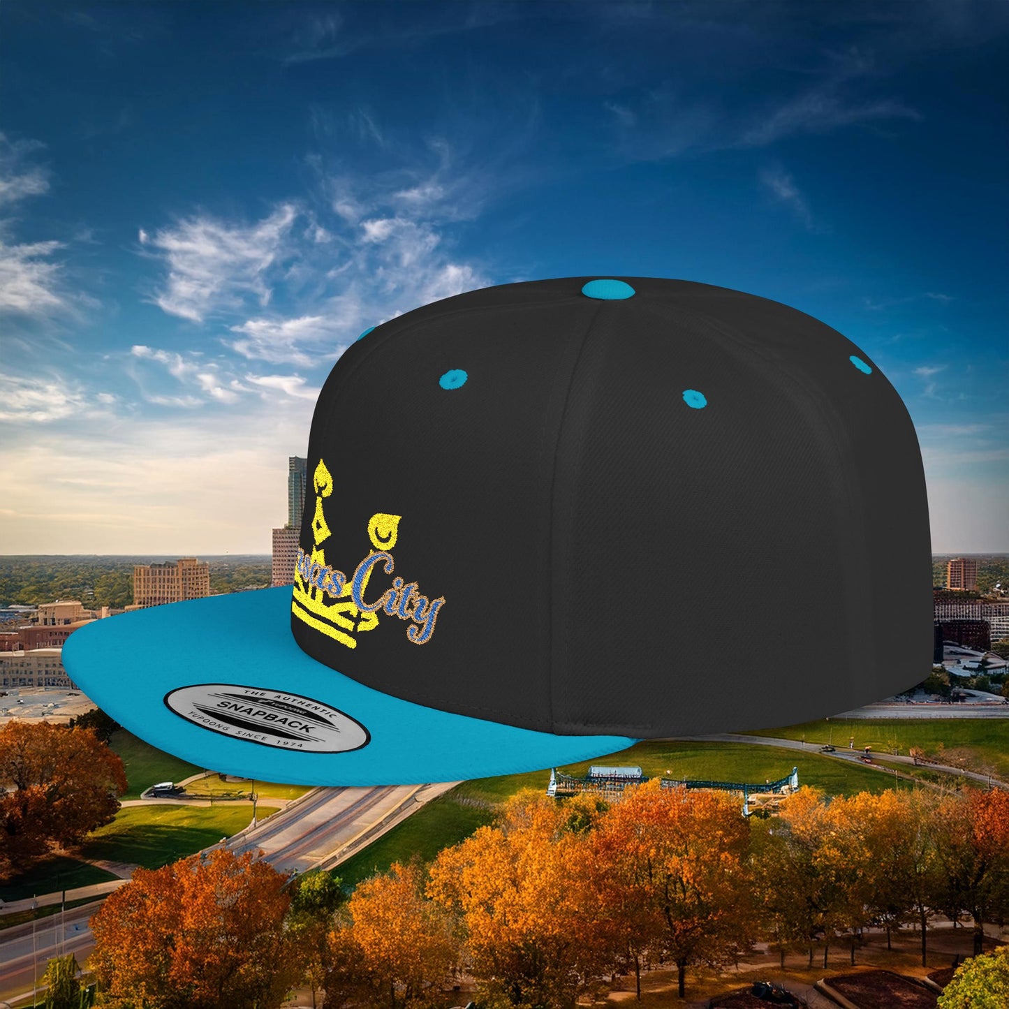 Kansas City Baseball Flat Bill Snapback