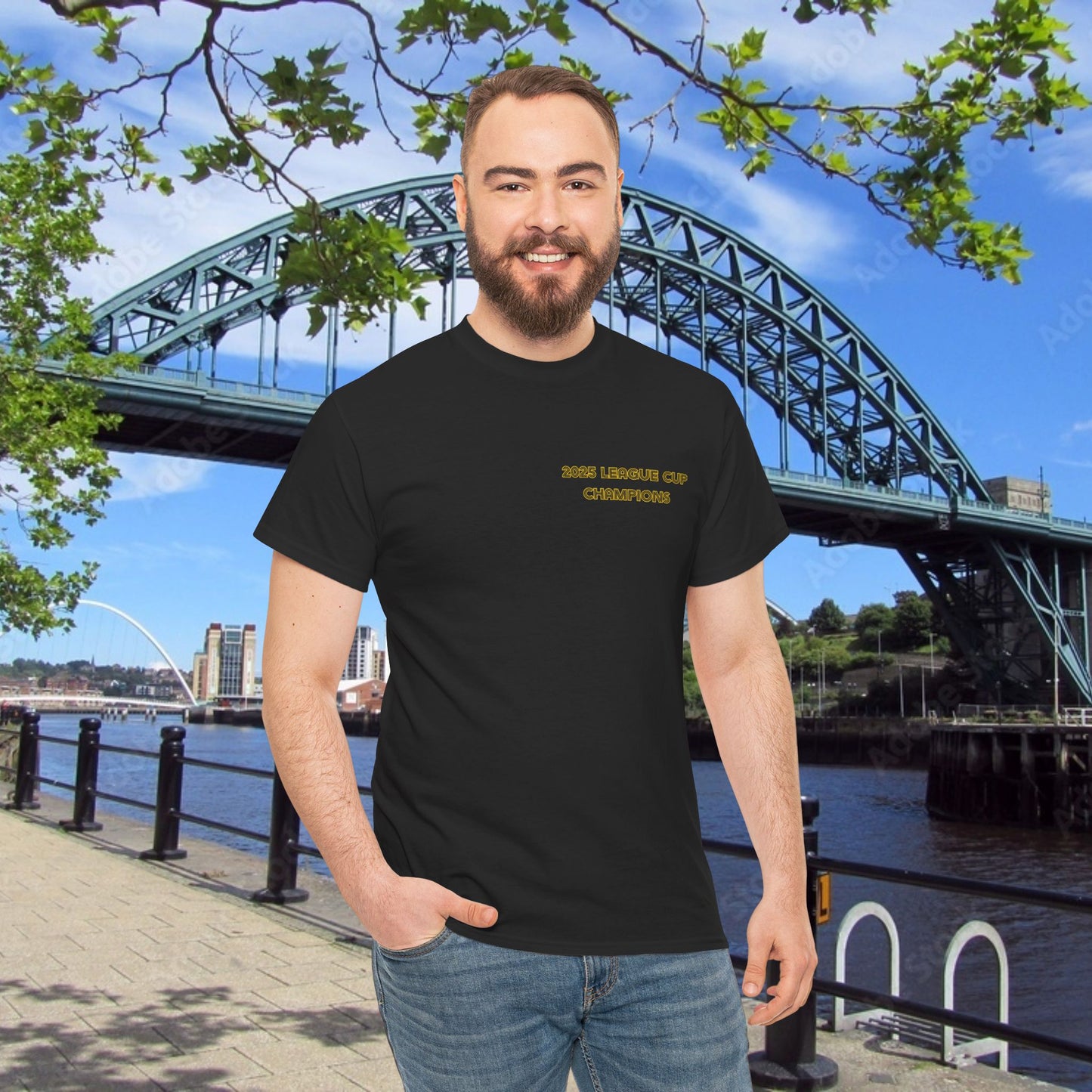 Newcastle Cup Champions Crest Tee